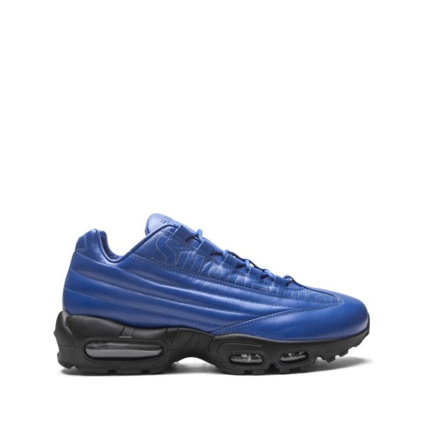 ナイキ メンズ スニーカー シューズ Supreme x Air Max 95 Lux Hyper Cobalt スニーカー 400 BLUE/BLUE-BLUE