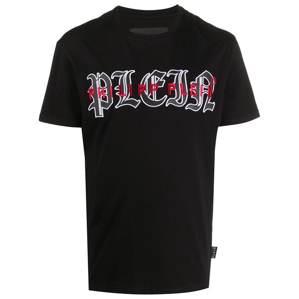 フィリッププレイン メンズ Tシャツ トップス Gothic Plein Tシャツ 02 BLACK