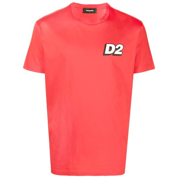 ディースクエアード メンズ Tシャツ トップス ロゴ Tシャツ 312 RED