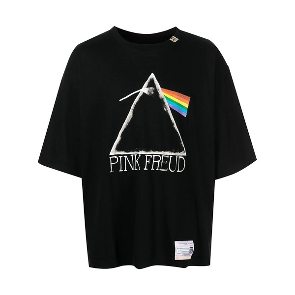 ミハラヤスヒロ メンズ Tシャツ トップス Pink Floyd Tシャツ BLACK