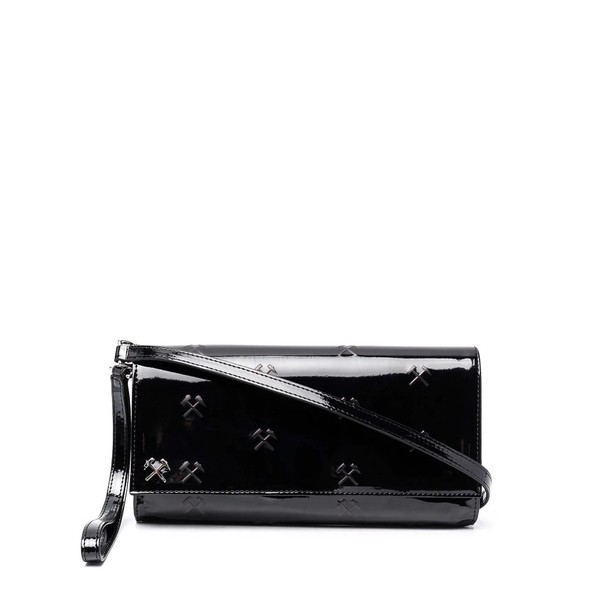 ゲーエムベーハー メンズ ビジネス系 バッグ モノグラム クラッチバッグ CLUTCH - BLACK PATENT MONOGRAM PRINTED