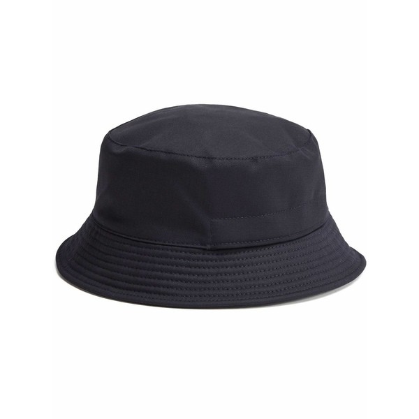 ゼニア メンズ 帽子 アクセサリー tonal stitching bucket hat BL1 BLUE