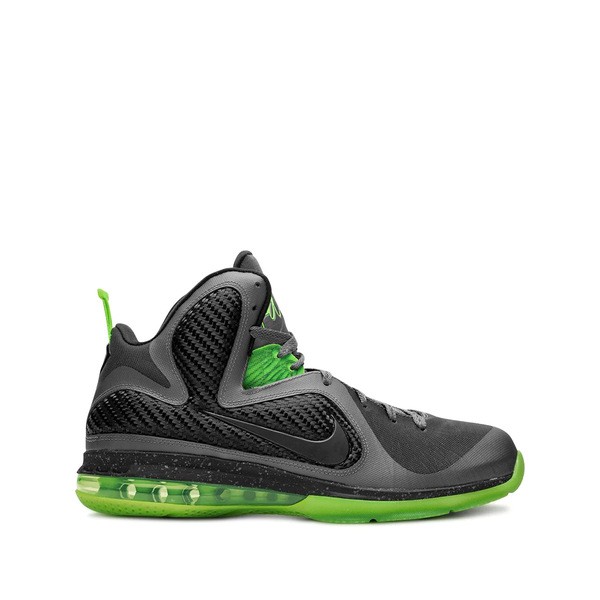 ナイキ メンズ スニーカー シューズ LeBron 9 ハイカット スニーカー DARK GREY/BLACK-VOLT