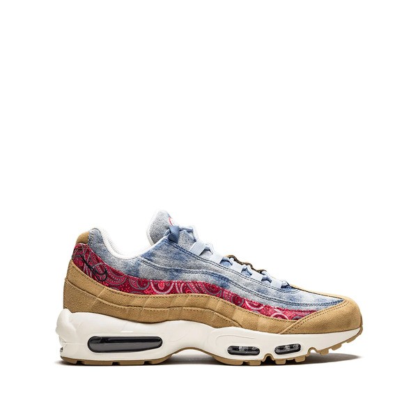 ナイキ メンズ スニーカー シューズ Air Max 95 スニーカー PARACHUTE BEIGE/UNIVERSITY RED