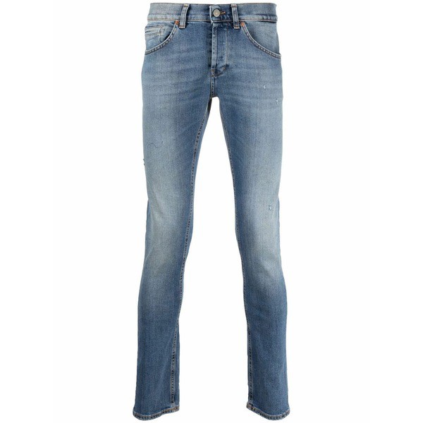 ドンダップ メンズ デニムパンツ ボトムス ミッドライズ スキニージーンズ 800 DENIM BLUE