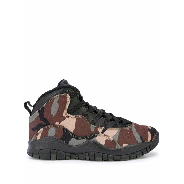 ナイキ メンズ スニーカー シューズ Air Jordan 10 スニーカー desert camo/black/lt chocolate