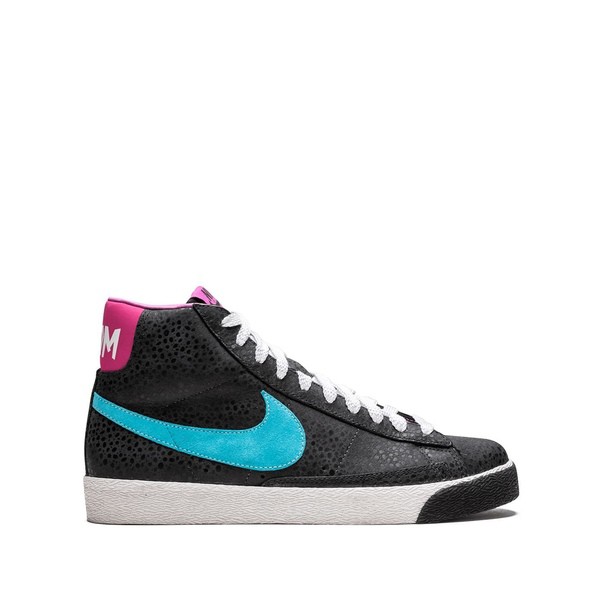 ナイキ メンズ スニーカー シューズ Blazer Mid Premium スニーカー BLACK/SEA BLUE-WHITE