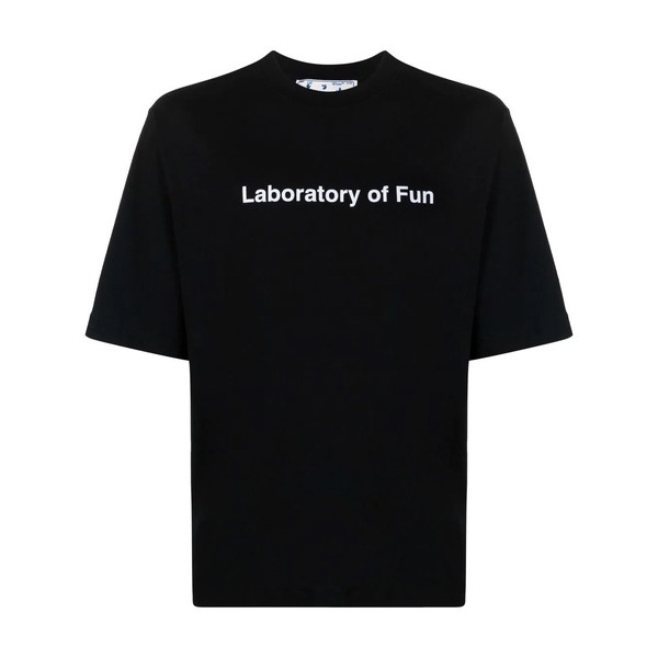 オフホワイト メンズ Tシャツ トップス Laboratory Of Fun Tシャツ 1001 BLACK WHITE