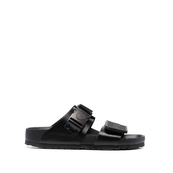 リックオウエンス メンズ サンダル シューズ x Birkenstock Arizona レザーサンダル 09 BLACK