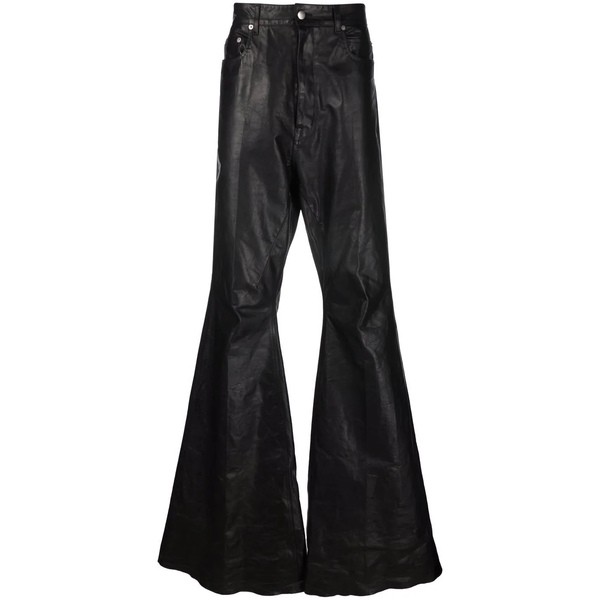 リックオウエンス メンズ デニムパンツ ボトムス Bolan ブーツカット ジーンズ 09 BLACK