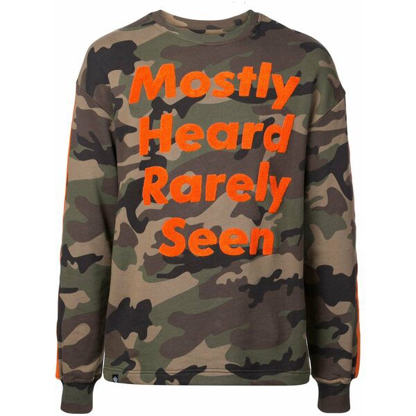 ミストリーハードレアリシーン メンズ パーカー・スウェットシャツ アウター camouflage print sweatshirt JUNGLE CAMO