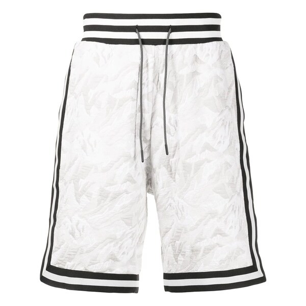 ミストリーハードレアリシーン メンズ カジュアルパンツ ボトムス カモフラージュ トラックショーツ WHITE CAMO JACQUARD