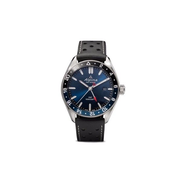 アルピン メンズ 腕時計 アクセサリー Alpiner クオーツ GMT 42mm NAVY