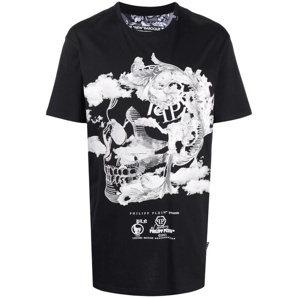 フィリッププレイン メンズ Tシャツ トップス New Baroque Tシャツ 02 BLACK