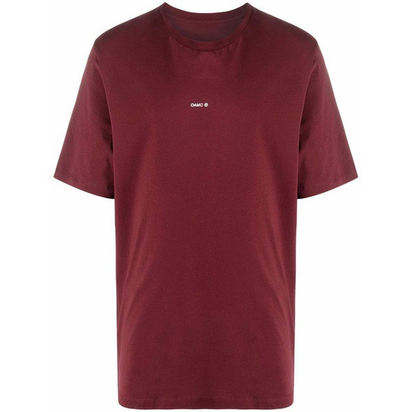 オーエーエムシー メンズ Tシャツ トップス ロゴ グラフィック Tシャツ 603 BORDEAUX