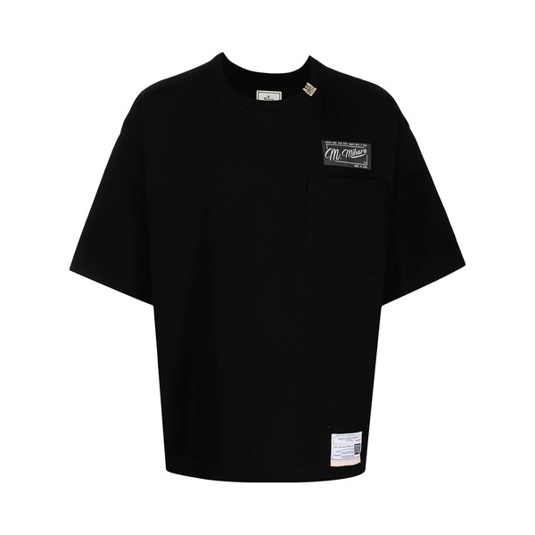 ミハラヤスヒロ メンズ Tシャツ トップス ロゴ Tシャツ BLACK