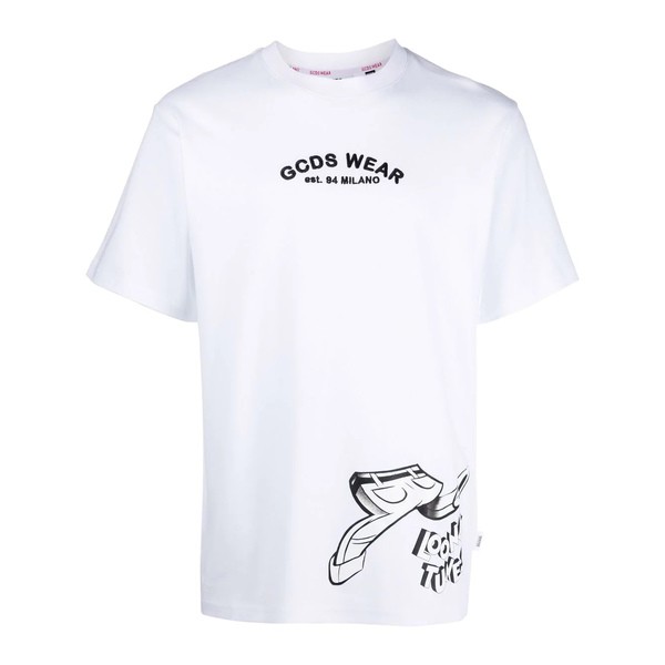 ジーシーディーエス メンズ Tシャツ トップス ロゴ Tシャツ 01 WHITE