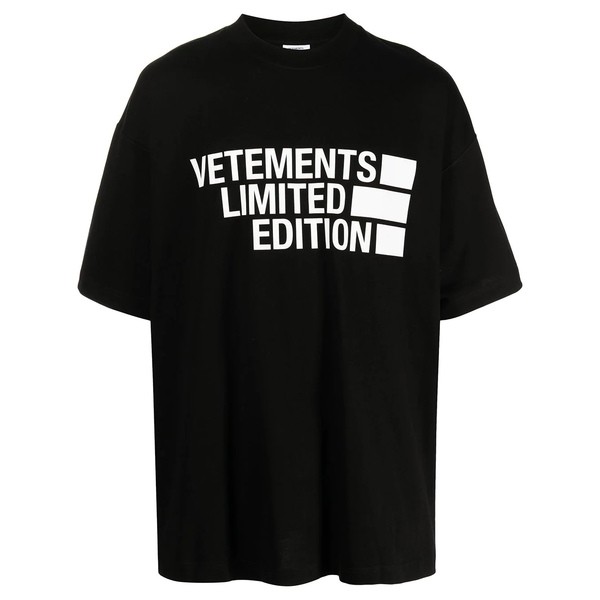 ヴェトモン メンズ Tシャツ トップス Limited Edition Tシャツ BLACK/WHITE