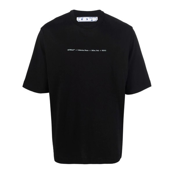 オフホワイト メンズ Tシャツ トップス Marker Tシャツ 1084 BLACK MULTICOLOR