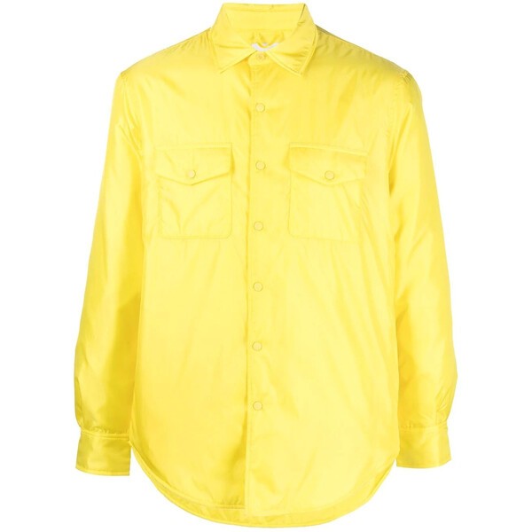 アスペジ メンズ シャツ トップス フラップポケット シャツ 96158 YELLOW