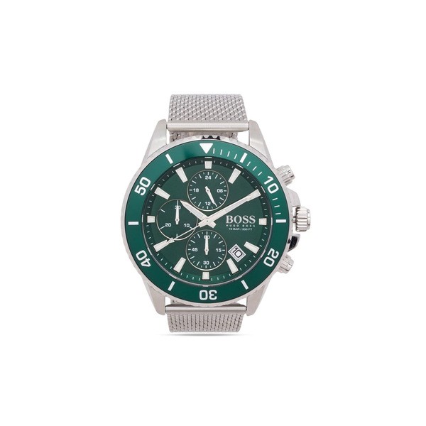 ボス メンズ 腕時計 アクセサリー Admiral Chronograph 45mm 腕時計 GREEN