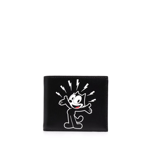 ニールバレット メンズ 財布 アクセサリー x Felix The Cat 二つ折り財布 2051 BLK+WHI/RED