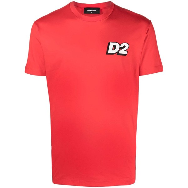 ディースクエアード メンズ Tシャツ トップス ロゴ Tシャツ 312 ROSSO