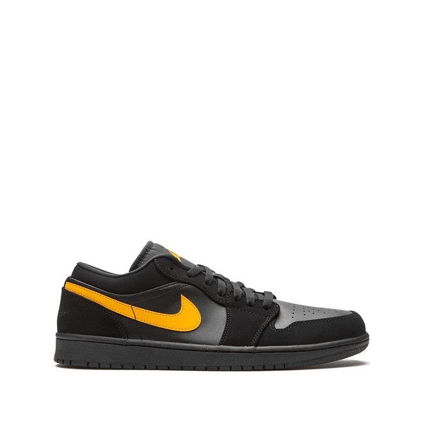 ジョーダン メンズ スニーカー シューズ Air Jordan 1 Low スニーカー BLACK/UNIVERSITY GOLD-BLACK