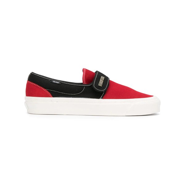 バンズ メンズ スニーカー シューズ Fear of God スリッポン Red/Blk/Suede