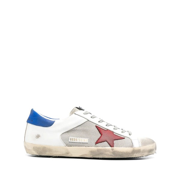 ゴールデングース メンズ スニーカー シューズ Super-Star ローカット スニーカー SILVER/WHITE/RED/BLUE