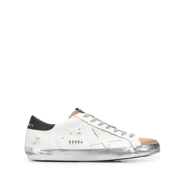 ゴールデングース メンズ スニーカー シューズ Super-Star スニーカー WHITE LEATHER NUDE SUEDE