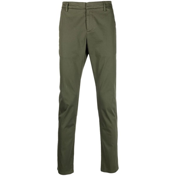 ドンダップ メンズ カジュアルパンツ ボトムス スリムフィット チノパンツ 656 ARMY GREEN