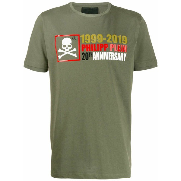 フィリッププレイン メンズ Tシャツ トップス 20th Anniversary Tシャツ 65 MILITARY