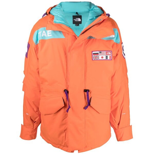 ノースフェイス メンズ コート アウター Trans-Antarctica Expedition パーカーコート RED ORANGE