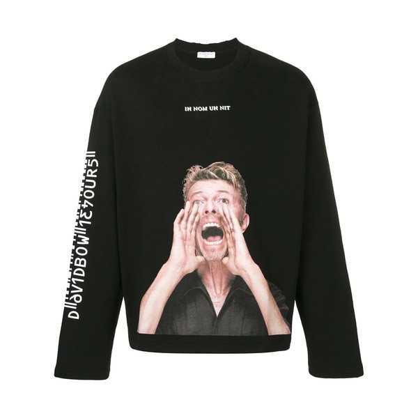 インノミネイト メンズ パーカー・スウェットシャツ アウター Bowie Scream スウェットシャツ 009 BLACK