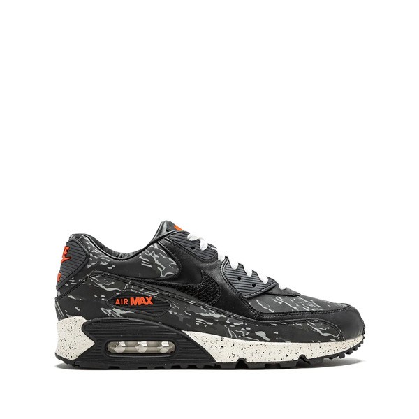 ナイキ メンズ スニーカー シューズ Air Max 90 Premium スニーカー BLACK/BLACK-DRK CHRCL-ORNG BLZ