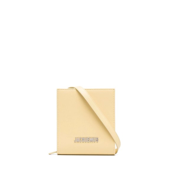 ジャクエムス メンズ ショルダーバッグ バッグ ロゴプレート ミニバッグ 210 LIGHT YELLOW