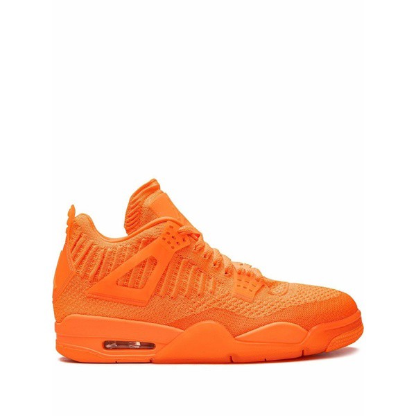 ジョーダン メンズ スニーカー シューズ Air Jordan 4 Retro Flyknit スニーカー TOTAL ORANGE/BLACK