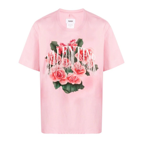 ダブレット メンズ Tシャツ トップス Valentine Tシャツ PINK