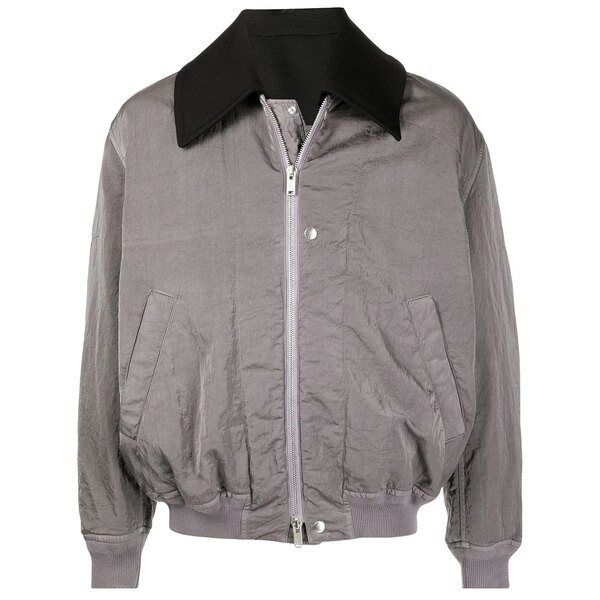 ジル・サンダー メンズ ジャケット＆ブルゾン アウター ボンバージャケット 031 MEDIUM GREY