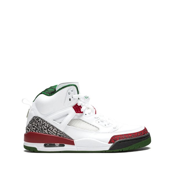 ジョーダン メンズ スニーカー シューズ Jordan Spiz'ike ハイカットスニーカー WHITE/VARSITY RD-CMNT GRY-CLSS