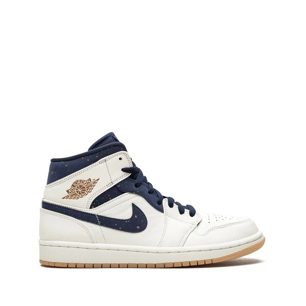 ジョーダン メンズ スニーカー シューズ Air Jordan 1 Mid Jeter スニーカー SAIL/BRONZE-COLLEGE NAVY