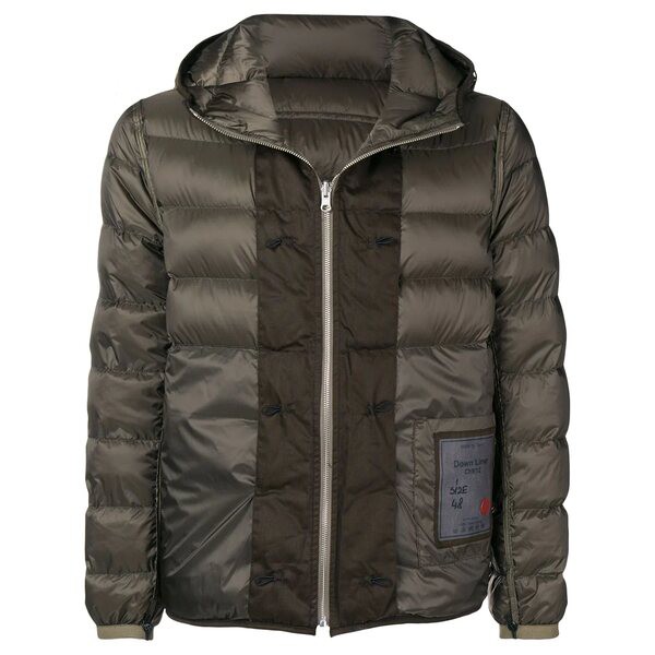 テンシー メンズ ジャケット＆ブルゾン アウター hooded padded jacket 686 GREEN