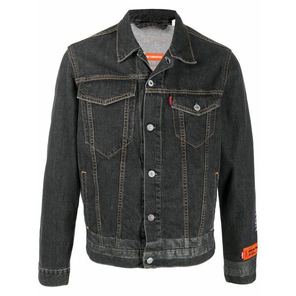 ヘロン プレストン メンズ ジャケット＆ブルゾン アウター LEVI'S TRUCKER JKT CONCRETE J BLACK WASH 8988 BLACK WASH MULTICOLOR