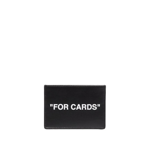 オフホワイト メンズ 財布 アクセサリー For Cards カードケース 1001 BLACK WHITE