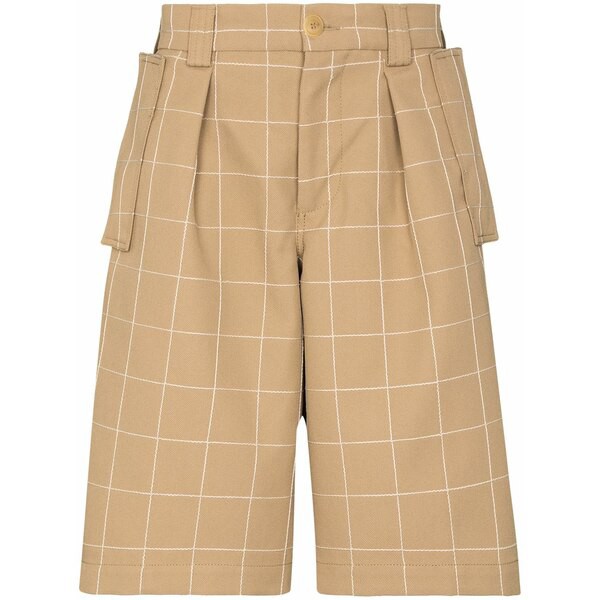 ジャクエムス メンズ カジュアルパンツ ボトムス Le Short Quadri バミューダショーツ BEIGE CHECK