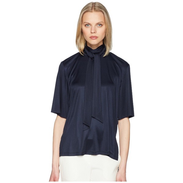 大人気 アダム Silk リピズ レディース シャツ トップス w/ Silk Jersey Short Sleeve シャツ Blouse w/ Scarf Dark Navy, タカネザワマチ:d71006f3 --- kzdic.de 大人気 アダム Silk リピズ レディース シャツ トップス w/ Silk Jersey Short Sleeve シャツ Blouse w/ Scarf Dark Navy, タカネザワマチ:d71006f3 --- kzdic.de