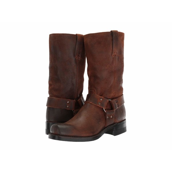 お気に入り フライ メンズ ブーツ&レインブーツ シューズ Harness 12R Brown Waxed Suede, 枚方市 0659bdbe