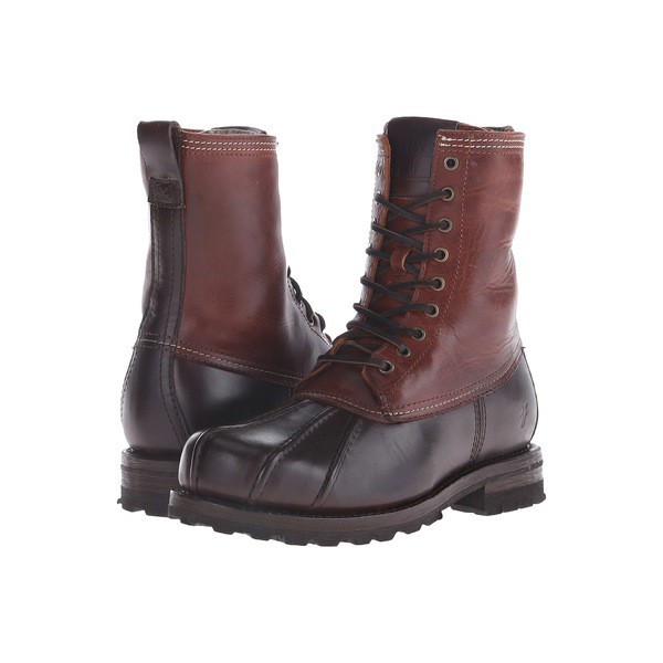 最高級 フライ メンズ ブーツ&レインブーツ シューズ Warren Duckboot Espresso Multi WP Smooth Pull Up/Shearling Lined, 【保存版】 2a30c4be