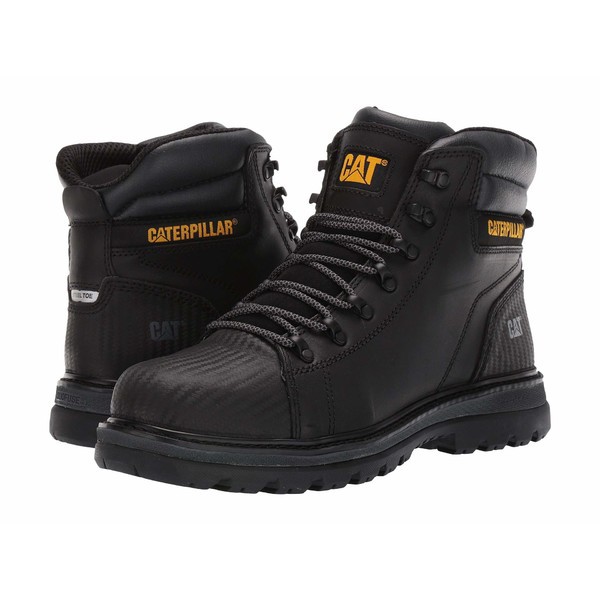殿堂 キャタピラー メンズ ブーツ&レインブーツ シューズ Foxfield Steel Toe Black Leather, パーツビレッジハーテン 1bc57212